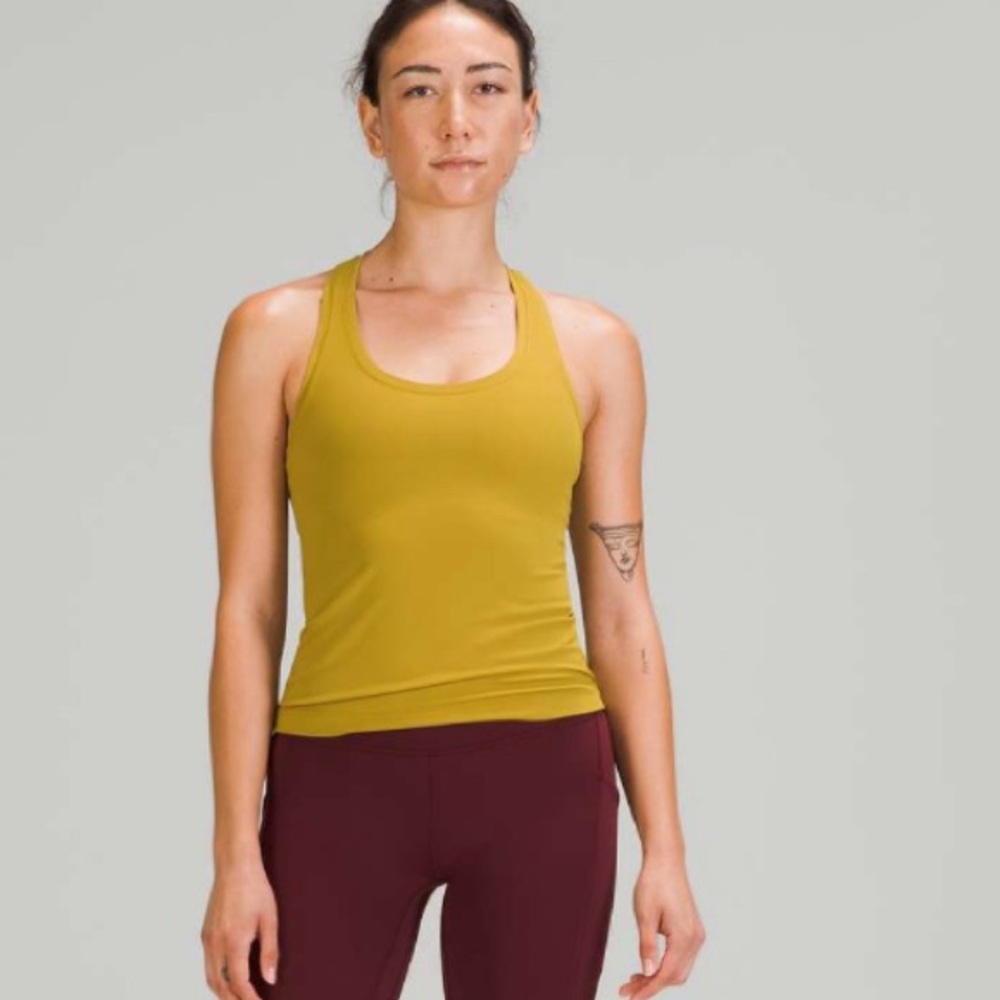 Lululemon Cool Racerback Tank Top Shorter Length sz M